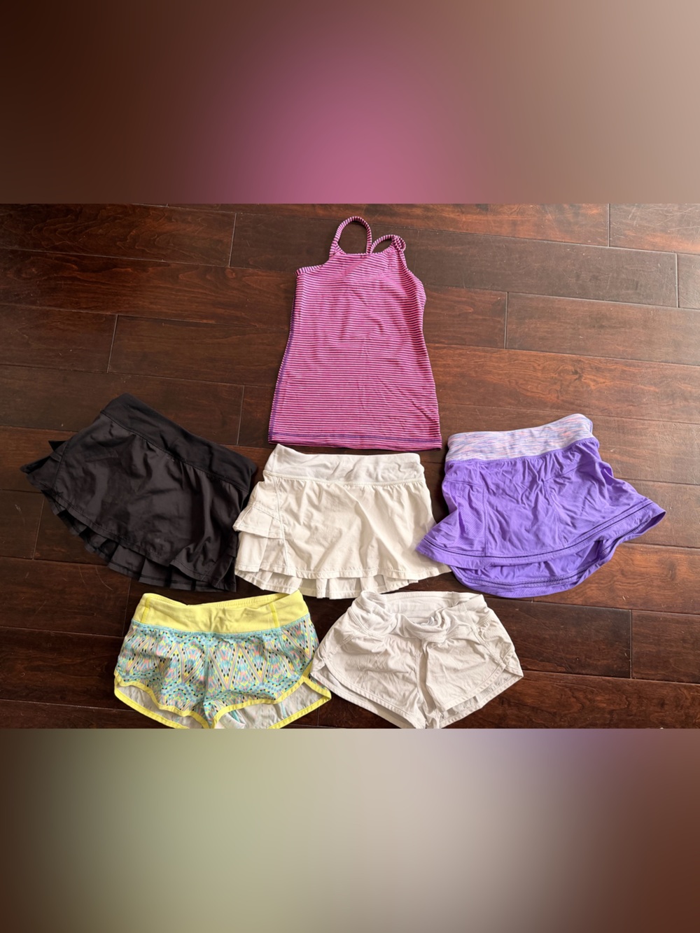 Ivivva  Athletic Skorts, shorts and Top size 8 - LOT